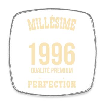 1996 – Außergewöhnlicher Jahrgang – Premiumqualität - Viereckiger Kühlschrankmagnet - Weiß - Vorne