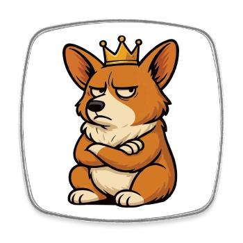 Corgi Corgis Welsh Corgi Corgi Owners Corgis - Square fridge magnet - white - Front