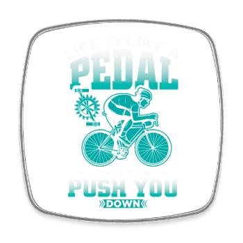 Vélo de route Cyclisme Vélo Cyclisme - Magnet carré - blanc - Devant