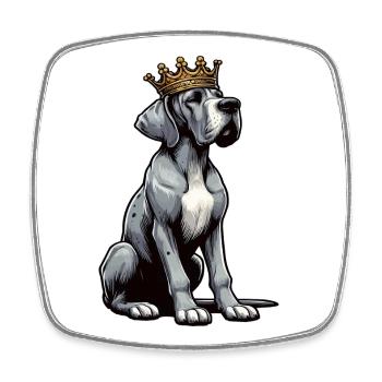 Great Dane Great Dane Owner Great Dane Fan - Square fridge magnet - white - Front