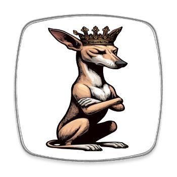 Podenco Podencos Amoureux de Podenco Podenco Propriétaires de Podenco - Magnet carré - blanc - Devant