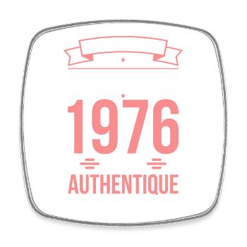 Anniversaire 50 ans - Originale - Mars 1976 - Magnet carré - blanc - Devant