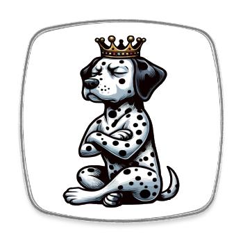 Dalmatians Dalmatian Keepers Dalmatian Owners - Square fridge magnet - white - Front