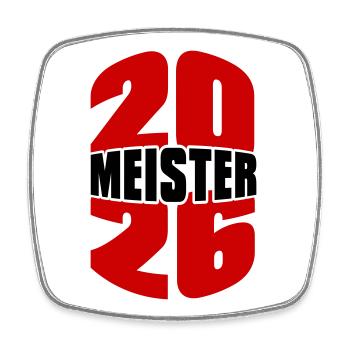 Champion 2026 Championship - Square fridge magnet - white - Front