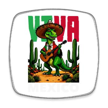 Mexiko Stolz & Heimat Mexikaner Mexico Flagge - Viereckiger Kühlschrankmagnet - Weiß - Vorne