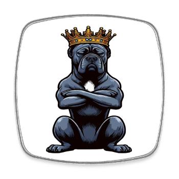 Cane Corso Cane Corsos Corso halter Corso Besitzer - Viereckiger Kühlschrankmagnet - Weiß - Vorne
