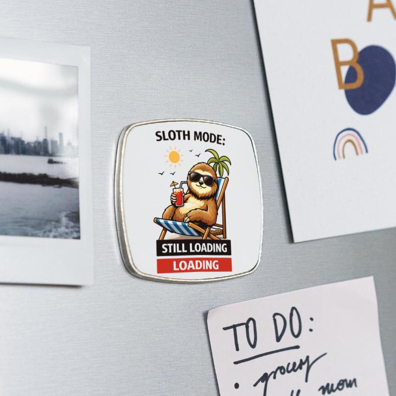 Square fridge magnet