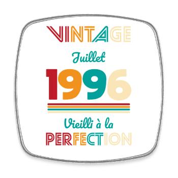 Anniversaire 30 ans - Vintage - Juillet 1996 - Magnet carré - blanc - Devant