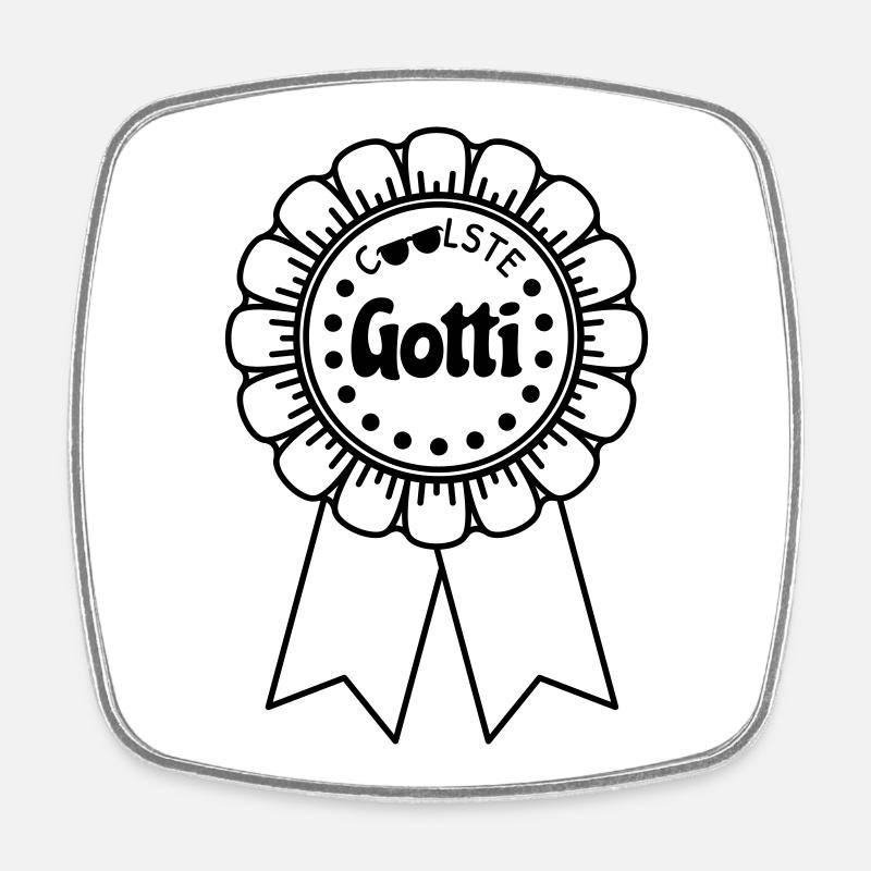 Les Gotti les plus cool - Magnet carré - blanc