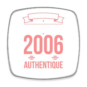 Anniversaire 20 ans - Originale - Octobre 2006 - Magnet carré - blanc - Devant