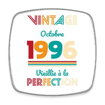 Anniversaire 30 ans - Vintage - Octobre 1996 - Magnet carré - blanc - Devant