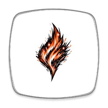 Soudeur Sparks Metal Industry Work Pride - Magnet carré - blanc - Devant