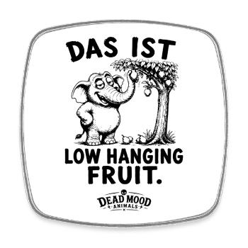 Business Buzzword Humor | Sarkasmus Geschenk Büro - Viereckiger Kühlschrankmagnet - Weiß - Vorne