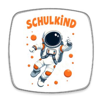 Schulkind 2026 Einschulung 2026 Schulanfang - Viereckiger Kühlschrankmagnet - Weiß - Vorne
