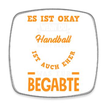 Handball Handballer Handball Trainer Fan Geschenk - Viereckiger Kühlschrankmagnet - Weiß - Vorne