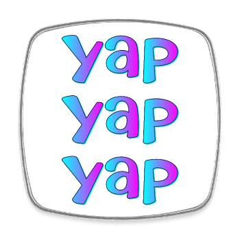 Speeches Proverbs - Square fridge magnet - white - Front