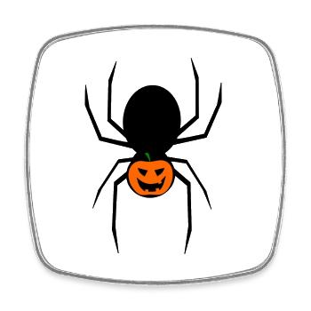 Halloween Costume Halloween T-shirt Spider - Square fridge magnet - white - Front