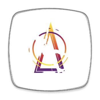Climbing Climbing Climbers Mountains Climbing Wall - Square fridge magnet - white - Front