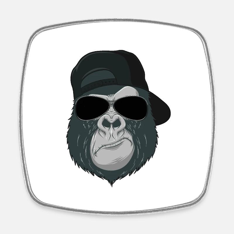 Gorillawear - Square fridge magnet - white