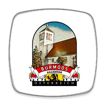Salzburg Bürmoos Österreich Souvenir - Viereckiger Kühlschrankmagnet - Weiß - Vorne