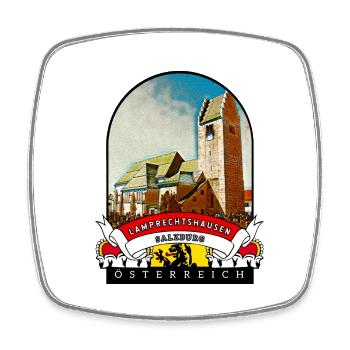 Salzburg Lamprechtshausen Österreich Souvenir - Viereckiger Kühlschrankmagnet - Weiß - Vorne