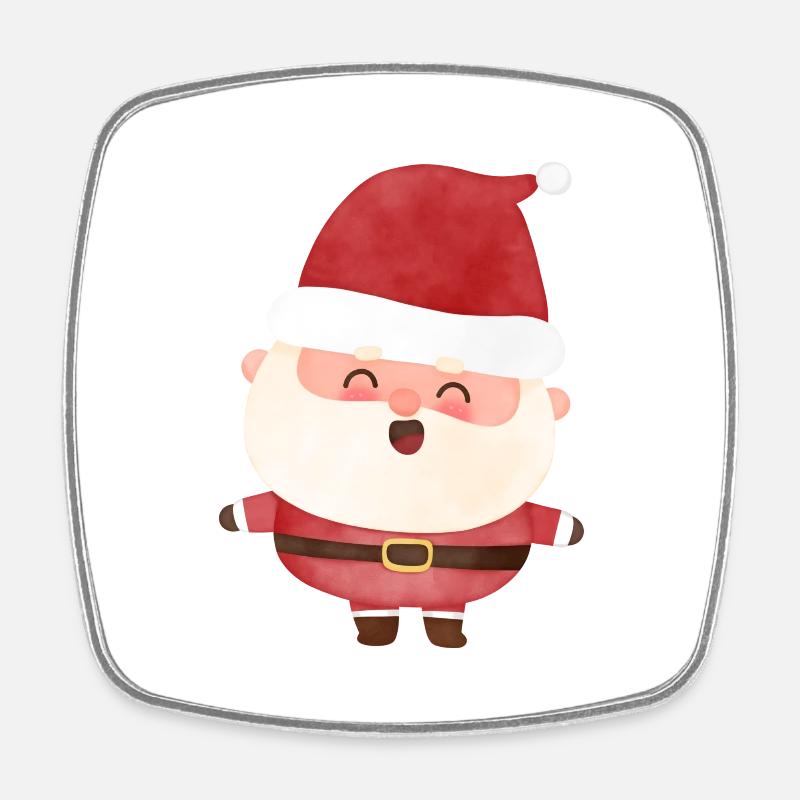 Santa Claus - Square fridge magnet - white