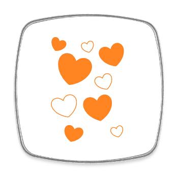 Cadeau pour la fête des mères : Idée de cadeau pour la fête des mères - Magnet carré - blanc - Devant