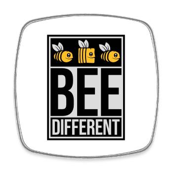 bee citation différente - Magnet carré - blanc - Devant