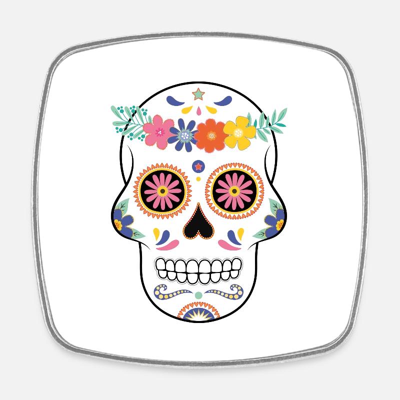 Día de los Muertos - Magnet carré - blanc