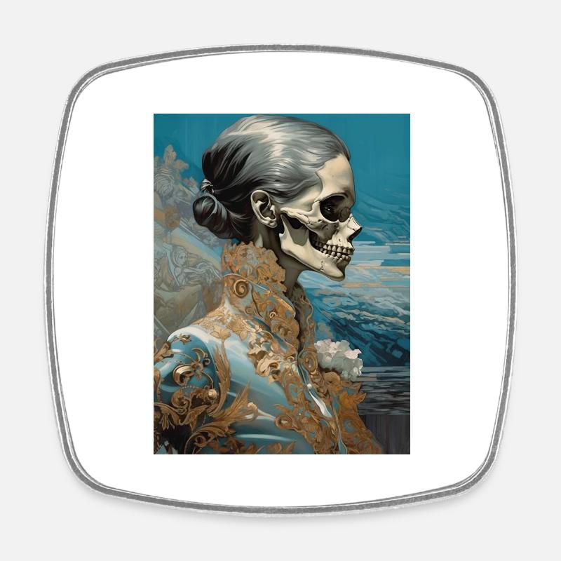 ghotic class - Magnet carré - blanc