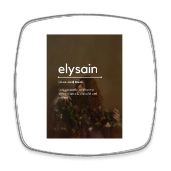 elysain Définition - Magnet carré - blanc - Devant