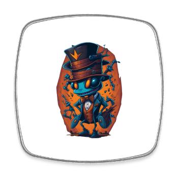 Ant with Hat Funny - Square fridge magnet - white - Front