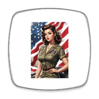 PhotoRoom 20230813 233616 - Square fridge magnet - white - Front