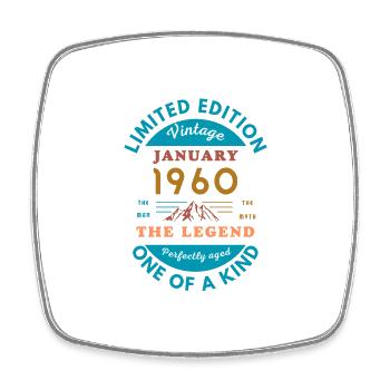 January 1960 Anniversaire Édition Limitée - Magnet carré - blanc - Devant