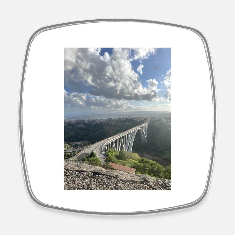 IMG 8654 - Square fridge magnet - white