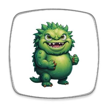 The Monster - Square fridge magnet - white - Front