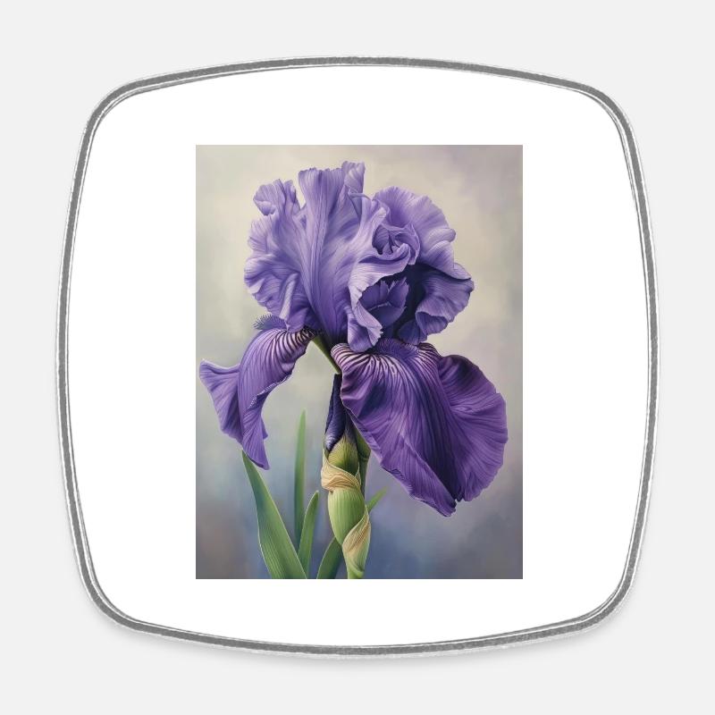 Iris FL 100 - Magnet carré - blanc