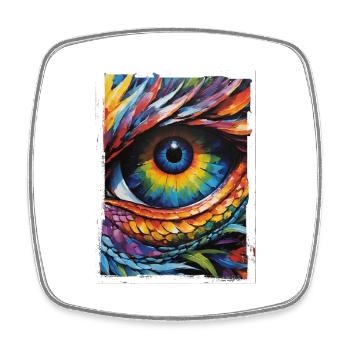 Eye of the Dragon 1 - Square fridge magnet - white - Front