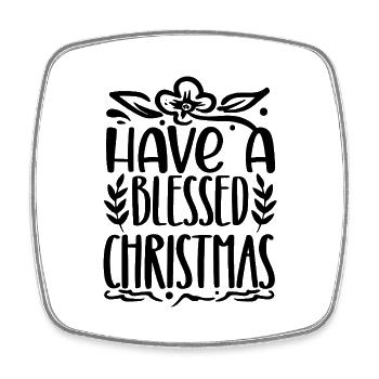 Have a Christmas - Viereckiger Kühlschrankmagnet - Weiß - Vorne
