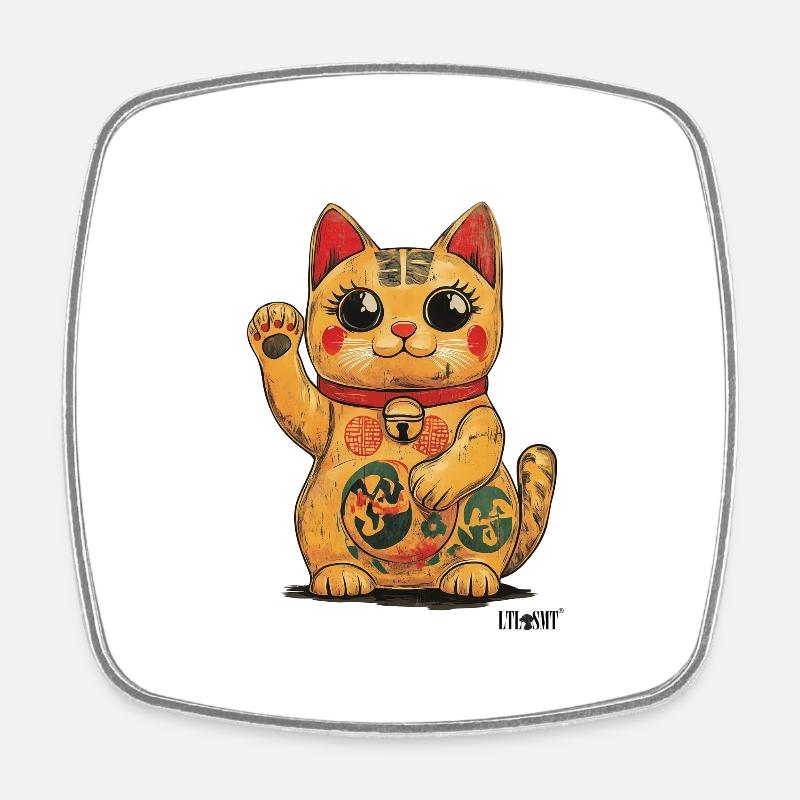 Winka - Square fridge magnet - white