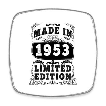 1953 Original 1953 Vintage Vintage Retro anniversa - Square fridge magnet - white - Front