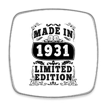 1931 Original 1931 Vintage Vintage rétro anniversa - Magnet carré - blanc - Devant