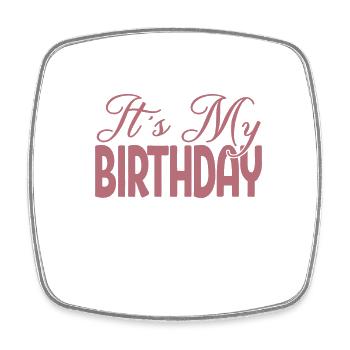 C’est mon anniversaire Cool Birthday Party Gift & Outfit - Magnet carré - blanc - Devant