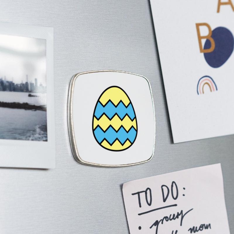 Square fridge magnet