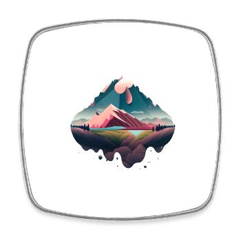 SURREAL - Square fridge magnet - white - Front