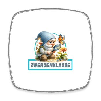 Dwarf and Butterfly Dwarf Class Design - Square fridge magnet - white - Front
