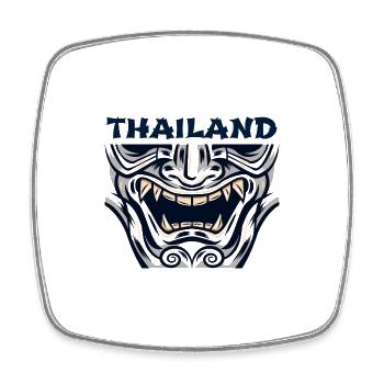 Giant In Literature Of Thailand - Viereckiger Kühlschrankmagnet - Weiß - Vorne