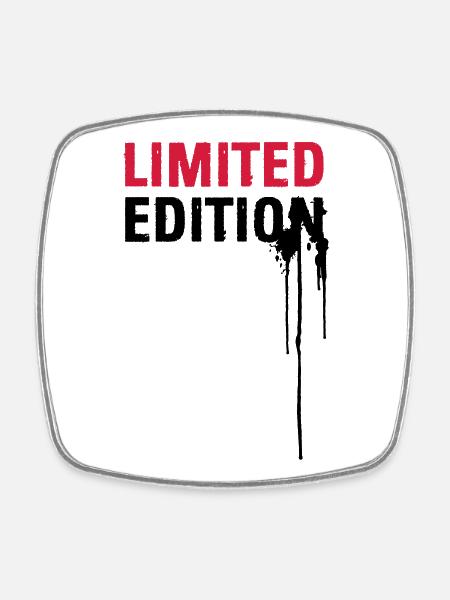 Limited Edition - Square fridge magnet - white