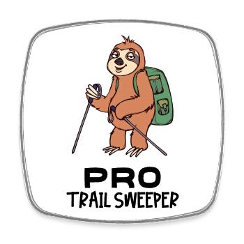 Sloth Statement Animal Mammal Jungle - Square fridge magnet - white - Front