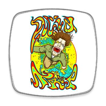 Acid trip - Square fridge magnet - white - Front